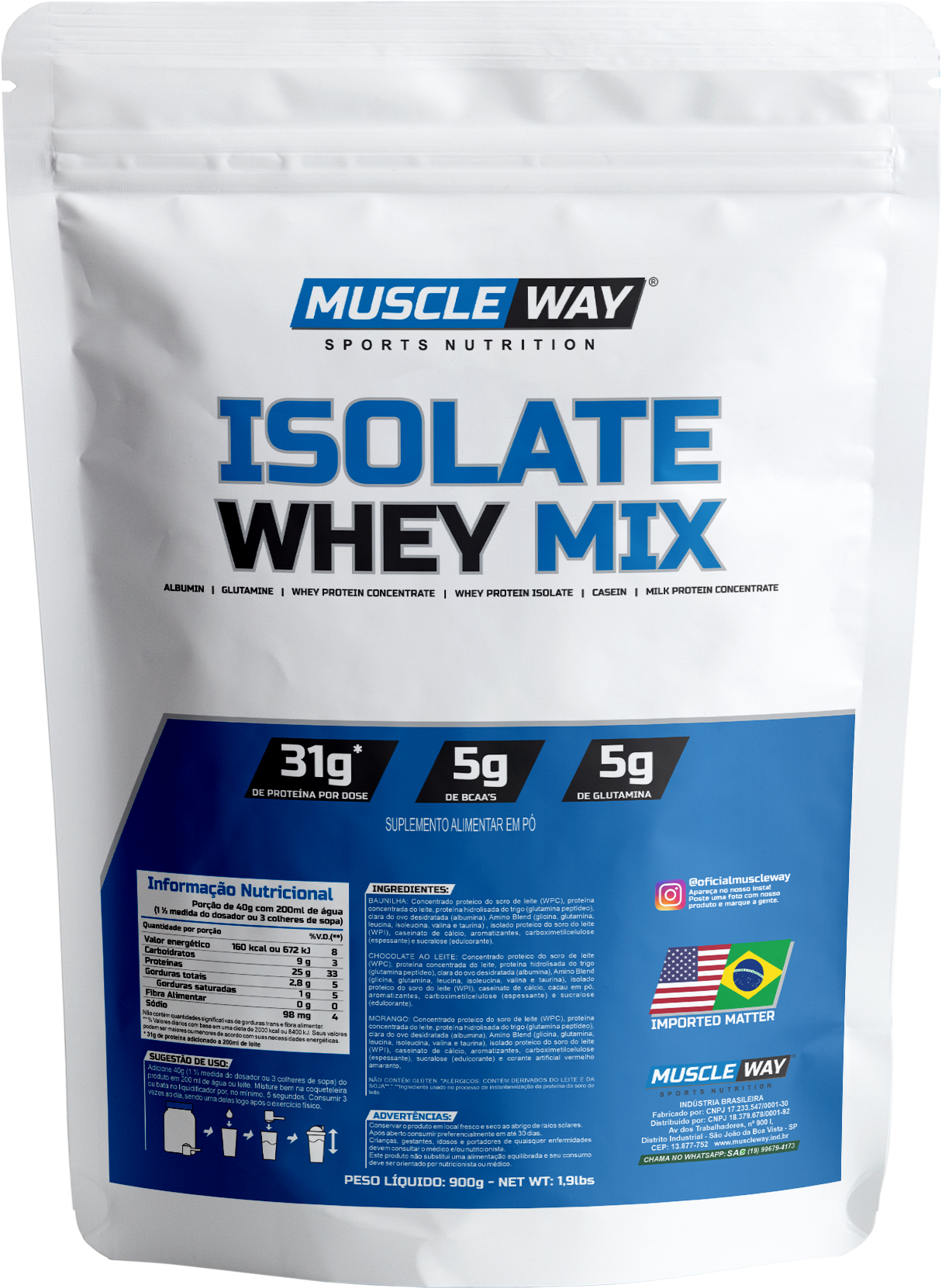 isolate whey mix